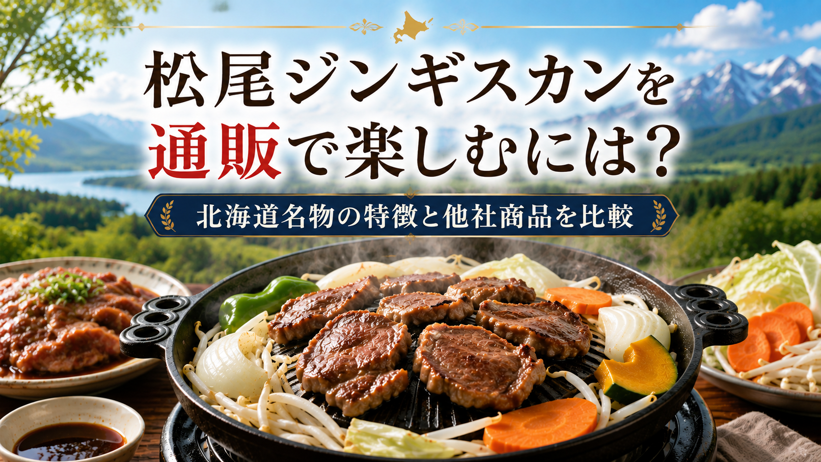 松尾ジンギスカンを通販で楽しむには?北海道名物の特徴と他社商品を比較